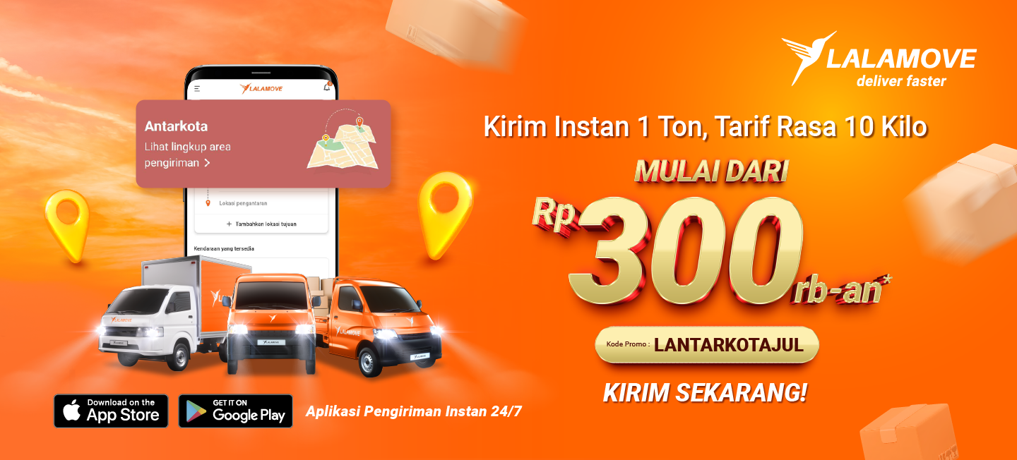 Promo Spesial HUT DKI Jakarta Lalamove Indonesia